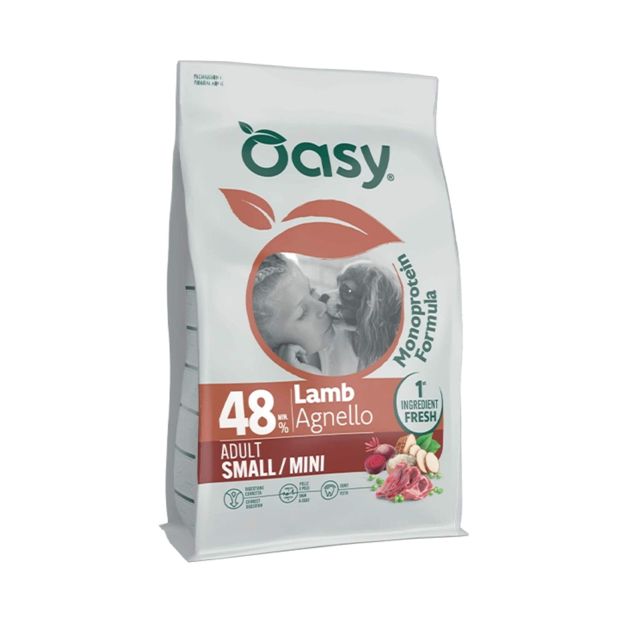 Oasy Dry Dog Monoprotein Adult Small / Mini Lamb